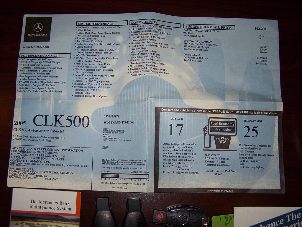 2005 Mercedes-Benz CLK-Class CLK500 - Photo 9